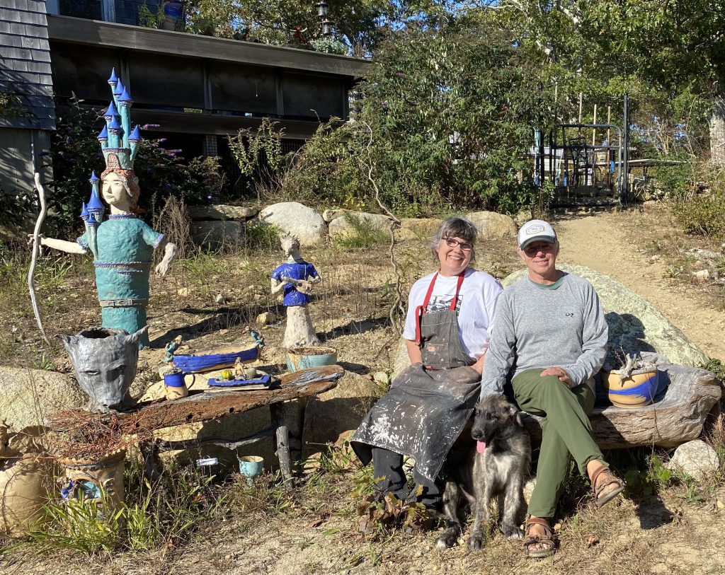 Heather Geoff
Bill O'Callaghan
Local Artists
Island Folk Pottery
Island Folk Pottery Sculpture Trail
Chilmark
Martha's Vineyard
Family Friendly Activities
Local Artists
Pottery