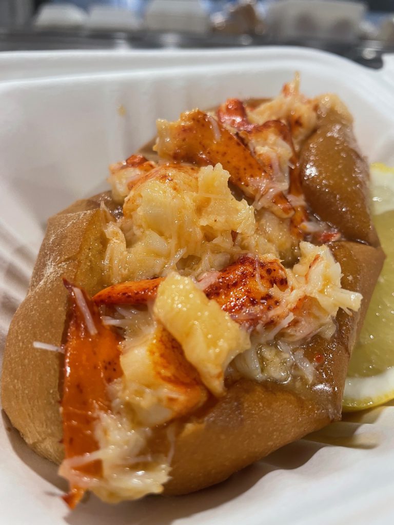 Where to Eat Lobster Rolls on Martha's Vineyard Hot Buttered Lobster Roll The Fish House Edgartown